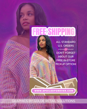 Spoiled Forever Free Shipping Flyer